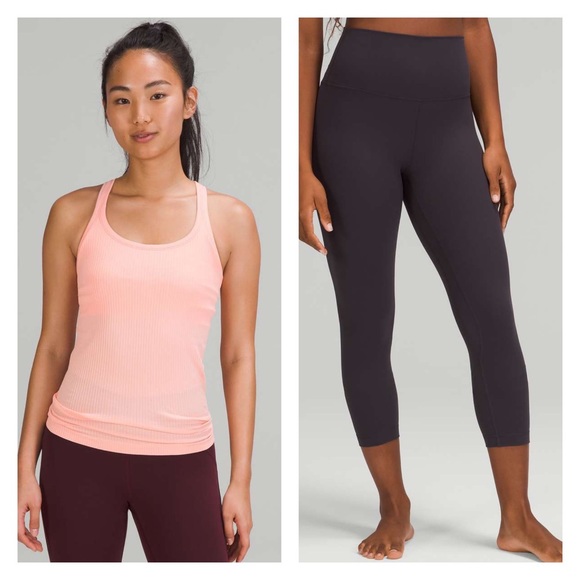 lululemon athletica Pants - Lululemon Ebb To Street Tank Top & Align High-Rise Crop 23” Bundle